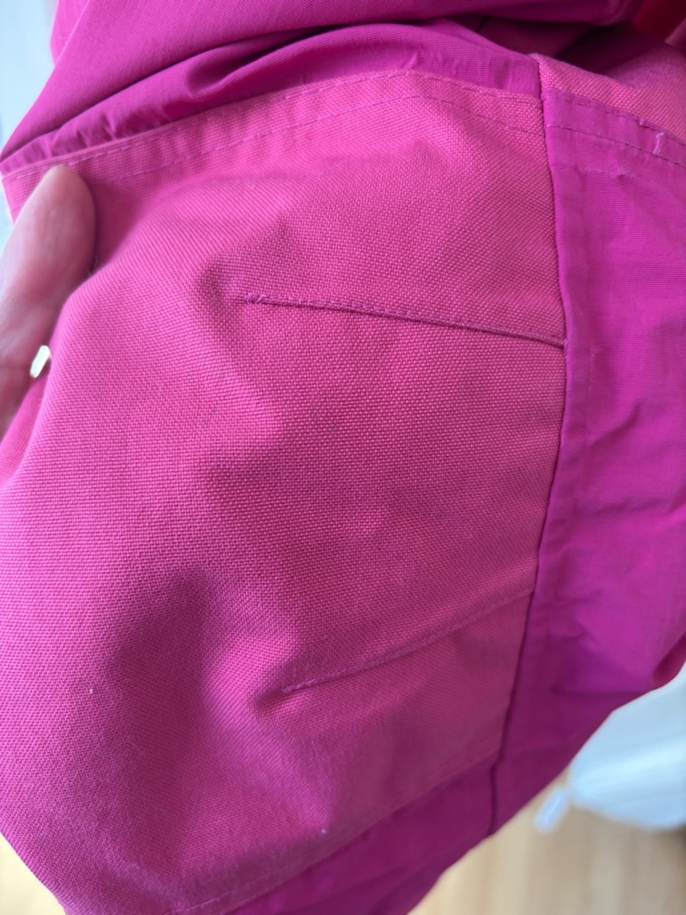 Lands' End Bright Pink Kids' Squall Snow Bib - Picture 4 of 4